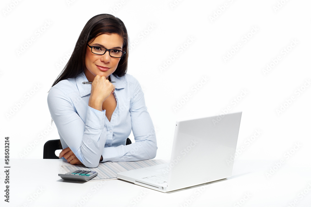 Beautiful business woman. Beautiful business woman.