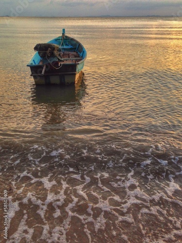 Fishing boat in soutern thailand photo