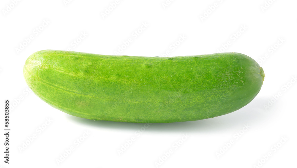 Cucumber isolated over white background. Cucumber isolated over white background.