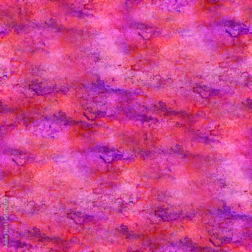 abstract pink purple watercolor art seamless texture hand painte
