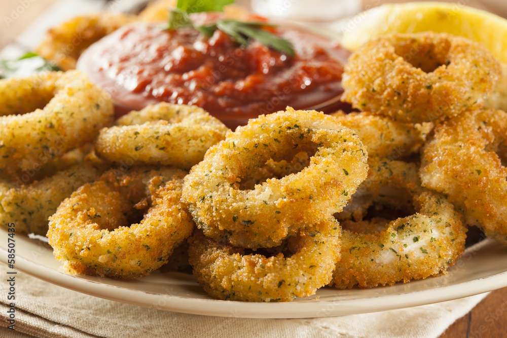 Homemade Fried Breaded Calamari Homemade Fried Breaded Calamari