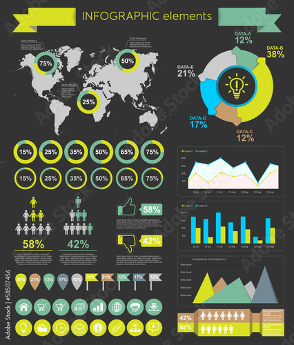 Infographic elements