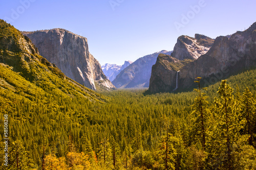 Foto Yosemite el Capitan and Half Dome in California