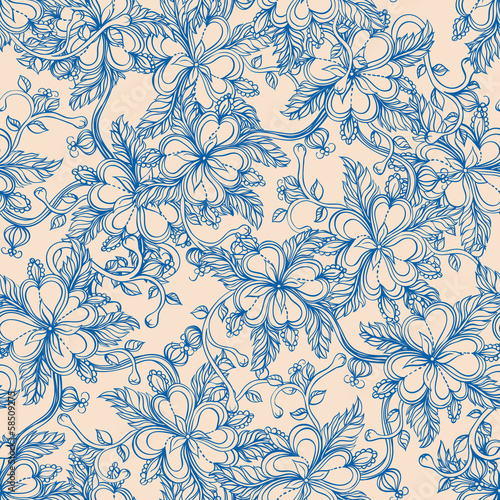blue flowers