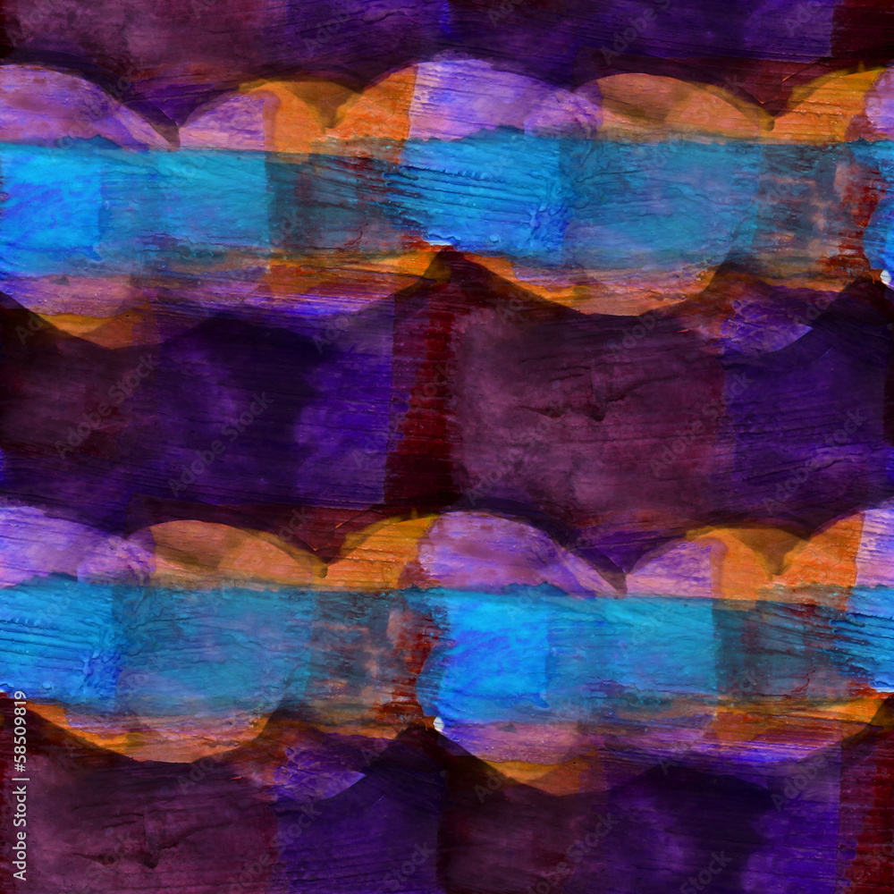 seamless purple, blue cubism abstract art Picasso texture waterc