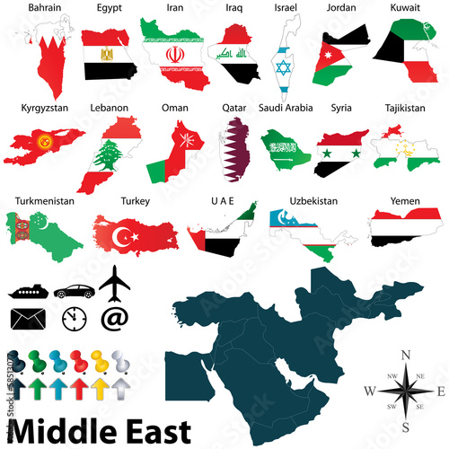 Maps of Middle East