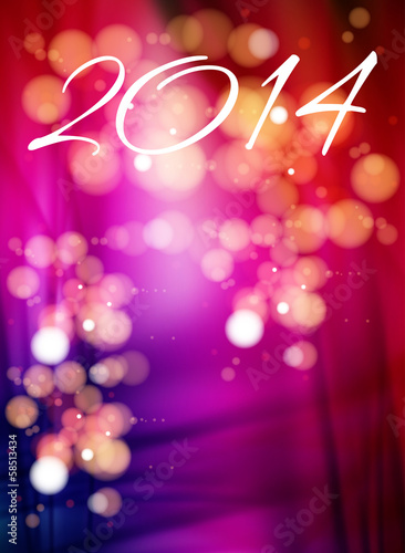 happy new year 2014 holiday background