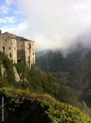 medieval castle in northern italy