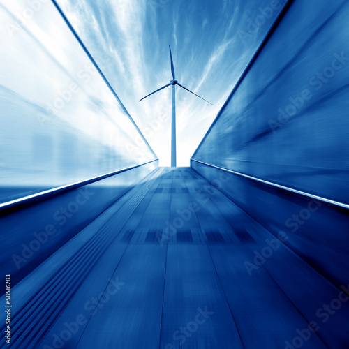 Tunnel wind turbines