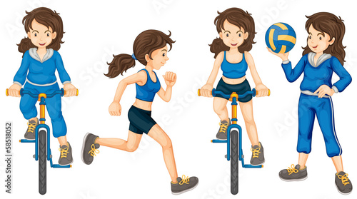 Active teenagers