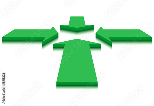four arrows in one point