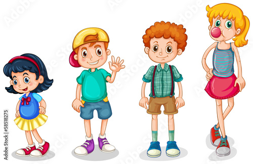 Four kids