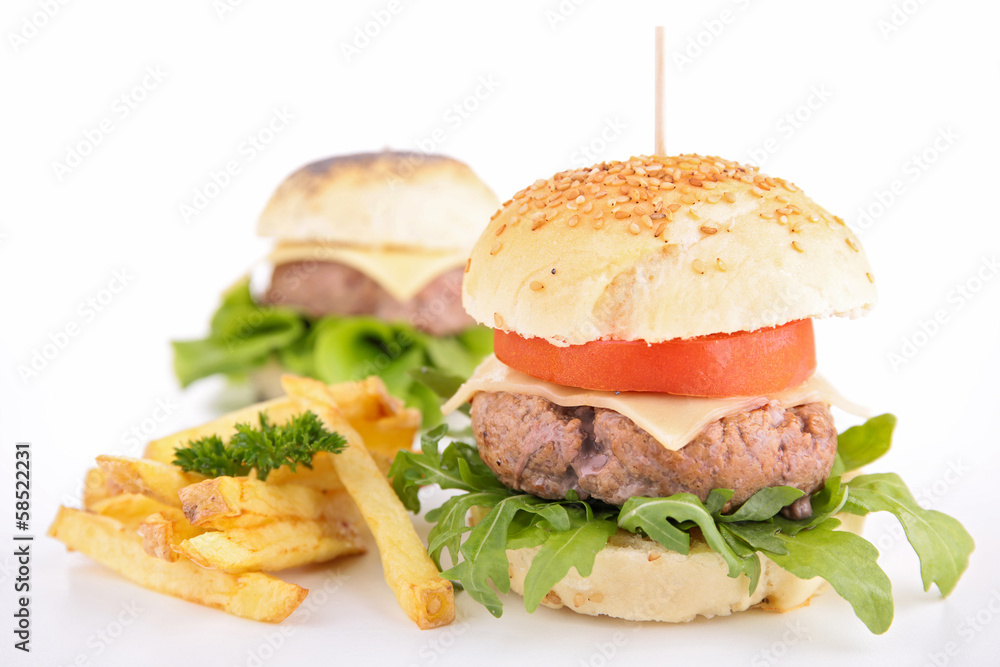 hamburger isolated hamburger isolated