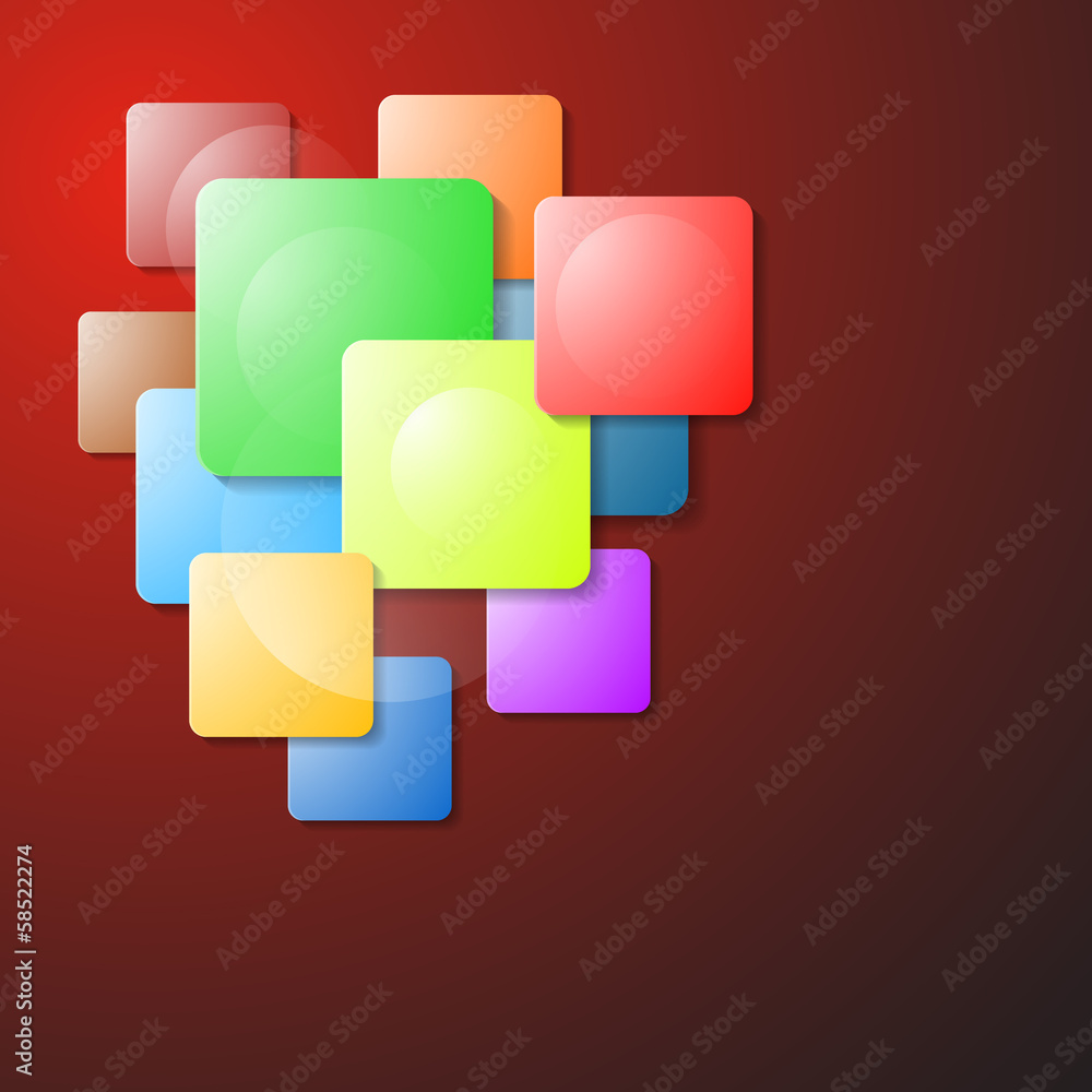 Abstract Colorful Square Background Abstract Colorful Square Background