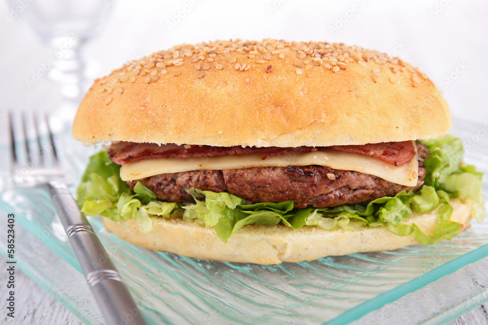 burger, sandwich burger, sandwich