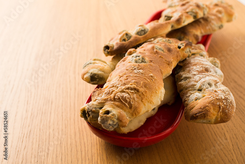 Chunky Italian Olive Breadsticks