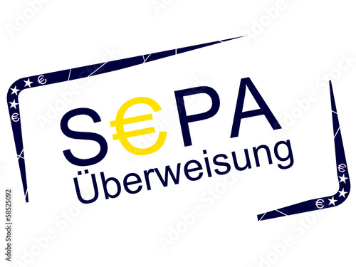Stempel - SEPA Überweisung