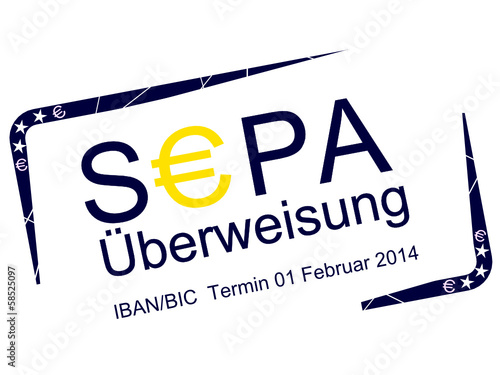 Stempel - SEPA Überweisung