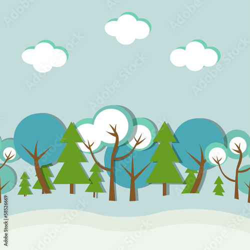 winter forest