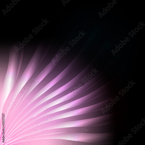Pink burst abstract background vector lines