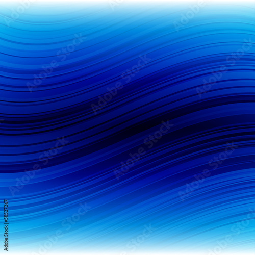 Abstract warped blue stripes colorful background