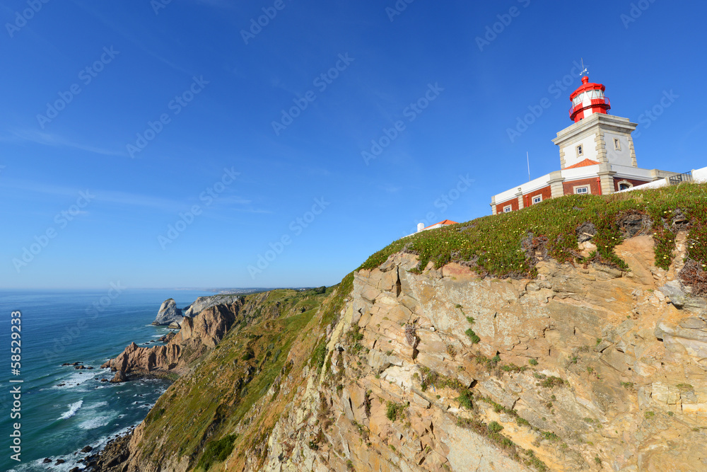 Cabo da Roca Lighthouse, Sintra, Portugal