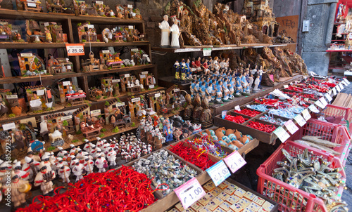 Fototapeta Naklejka Na Ścianę i Meble -  San Gregorio Armeno street of the nativity scene in Naples