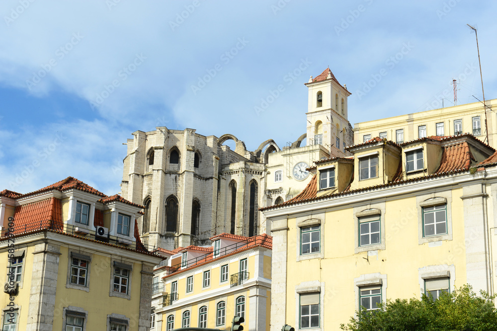 Igreja do Carmo, ruin of 1755 Lisbon Earthquake, Lisbon