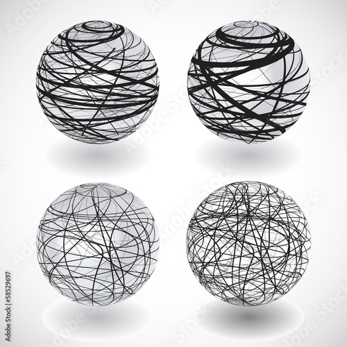 abstrakt kugeln
