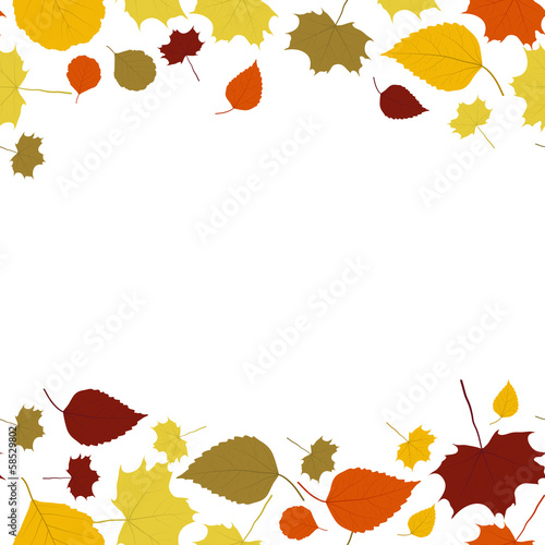 The abstract fall border