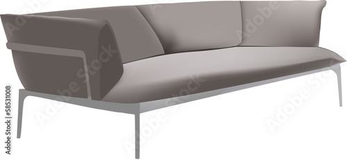 divano.ad angolo grigio