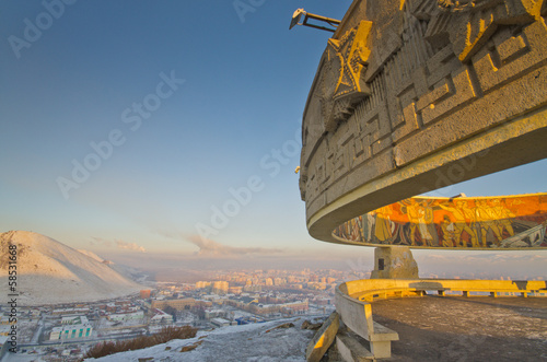 Zaisan memorial, Ulan Bator, Mongolia photo