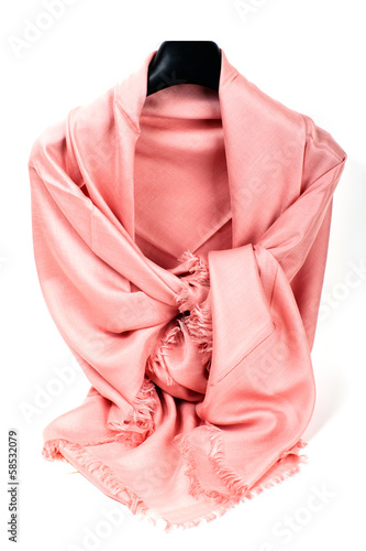 Pink scarf