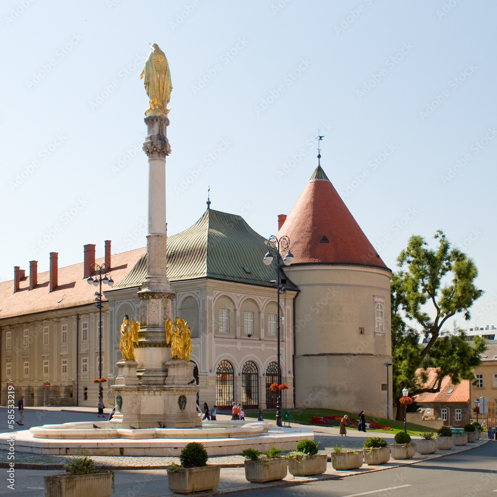 Obraz premium old part of Zagreb, Croatia
