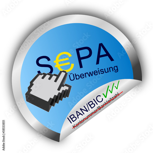 Sticker - SEPA Überweisung