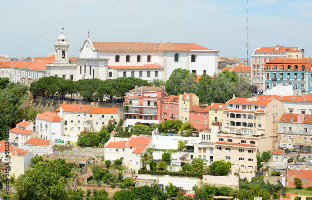 The Miradouro and Igreja da Graça, Lisbon