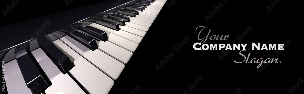 Fototapeta premium piano