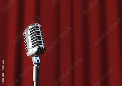 Photography Microphone and curtain