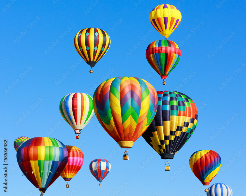 Obraz premium hot air balloons