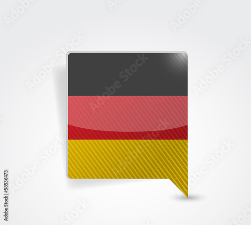 Free Download german message bubble illustration design - GFXLoad