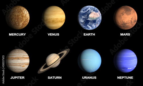 Planets of the Solarsystem