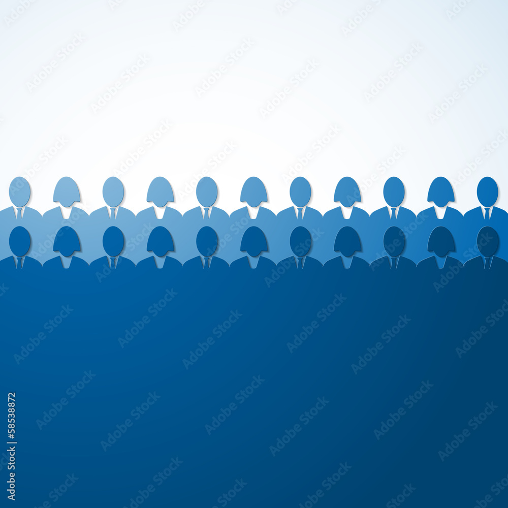 Business people silhouetes