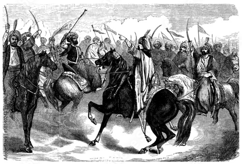Arabian Warriors - end 18th century photo