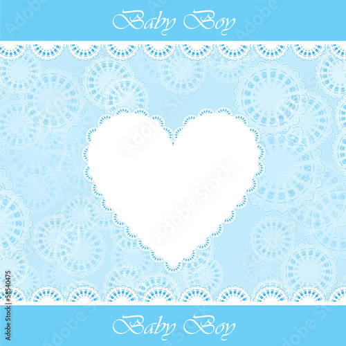 elegant baby card