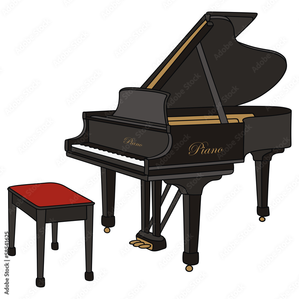 Fototapeta premium piano