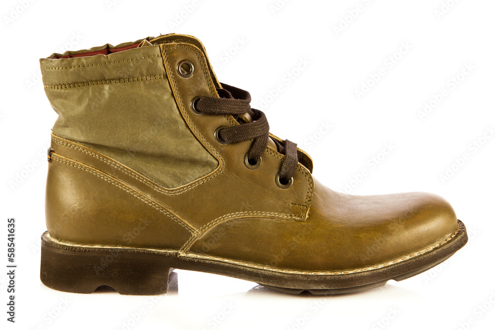 man's shoes isolated on white background man's shoes isolated on white background