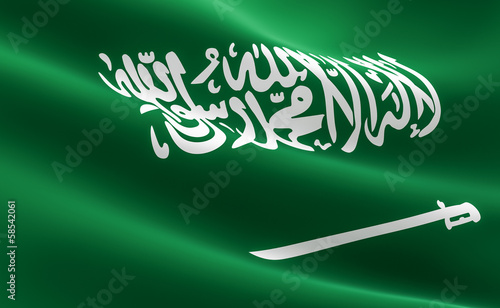 Quadro em tela Saudi Arabian flag
