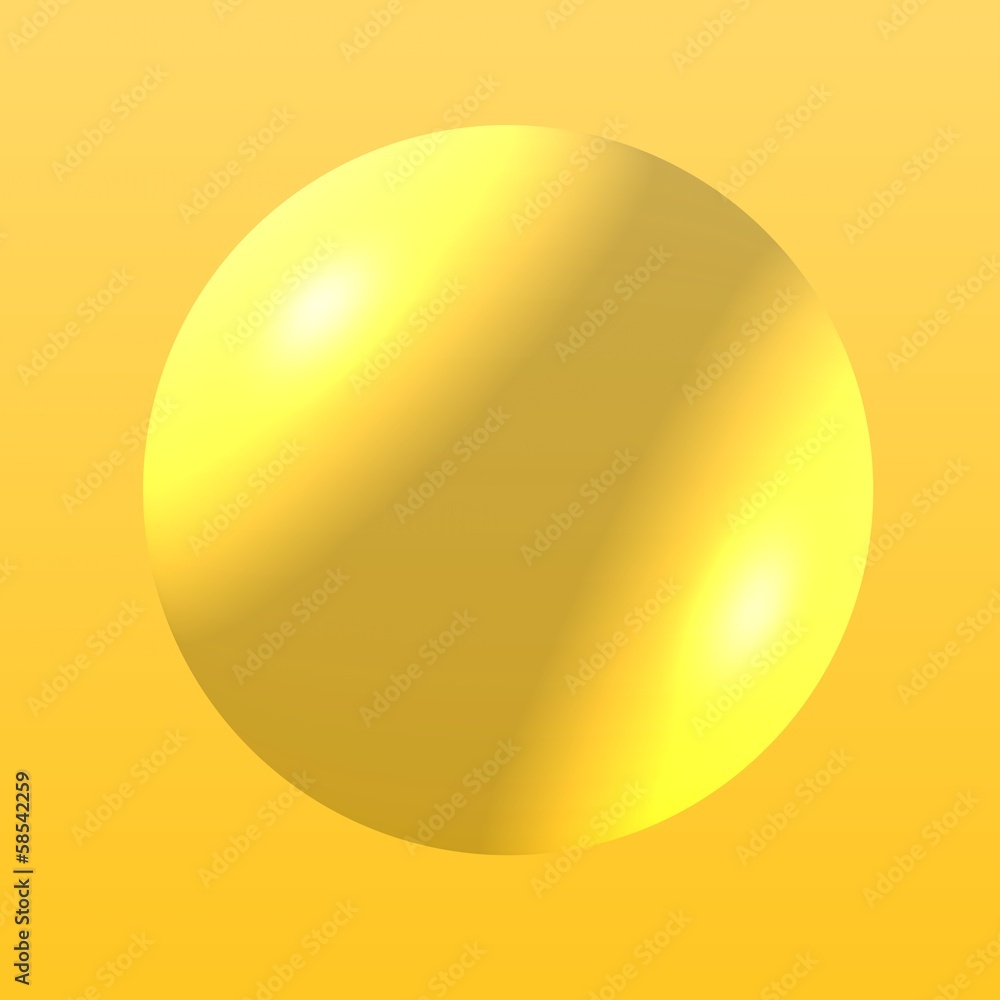 Hintergrund gelbe Kugel