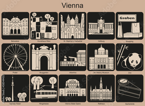 Photography Vienna icons