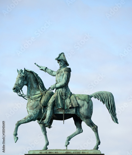 Statue of Charles XIV John former king of Sweden (Stockholm)